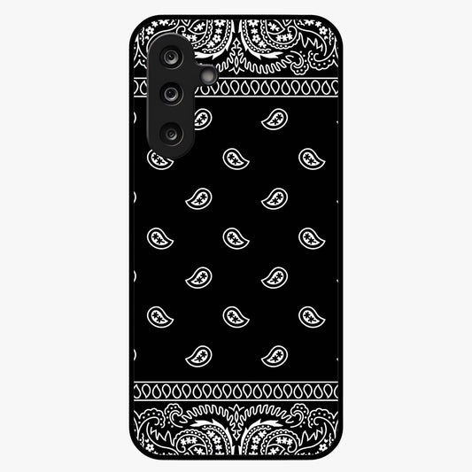 Retro Rebel Threads Glass Case showing flat back view with vintage street style artwork and glossy glass finish.