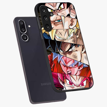 Anime Character Glass Case displayed in angled mockup highlighting colorful anime character illustration.