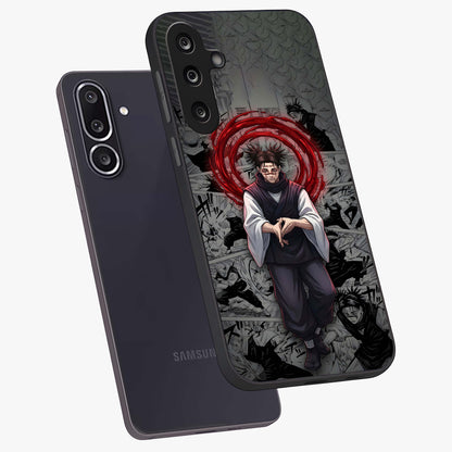 Cursed Ritual Ascension Glass Case displayed in angled mockup highlighting mystical ritual illustration with supernatural aesthetic.