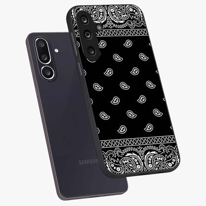 Retro Rebel Threads Glass Case displayed in angled mockup highlighting retro inspired graphic design with rebellious aesthetic.