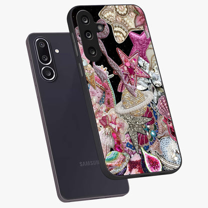 Starlit Jewel Dream Glass Case displayed in angled mockup highlighting glowing celestial jewel design with dreamy aesthetic.