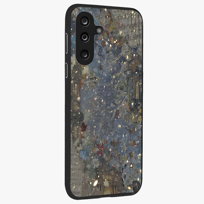 Aesthetic Astrolophia Glass Case upright view showcasing soft aesthetic theme with stylish modern look.