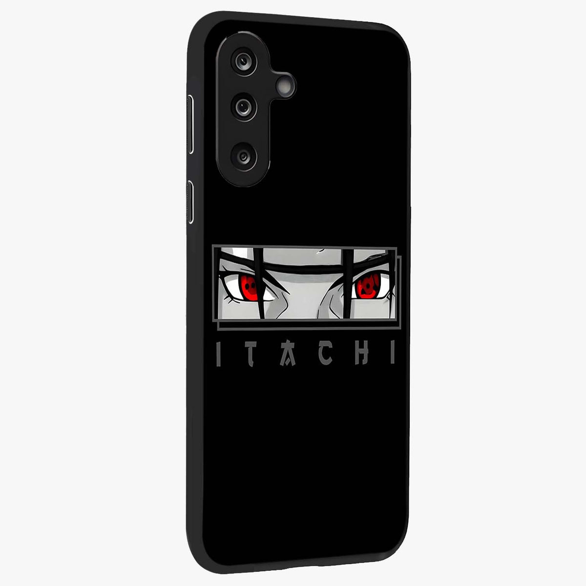 Scarlet Gaze Dominance Glass Case upright view showcasing powerful dramatic artwork with dominant artistic theme.