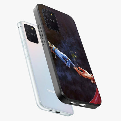 Divine Touch Eternal Glass Case displayed in angled mockup highlighting elegant divine inspired design with calm aesthetic style.