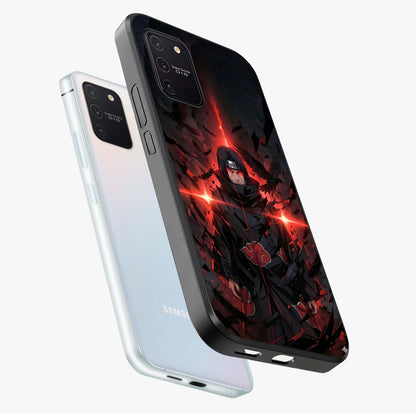 Focused Blade Discipline Glass Case displayed in angled mockup highlighting clean minimal text artwork with modern aesthetic style.