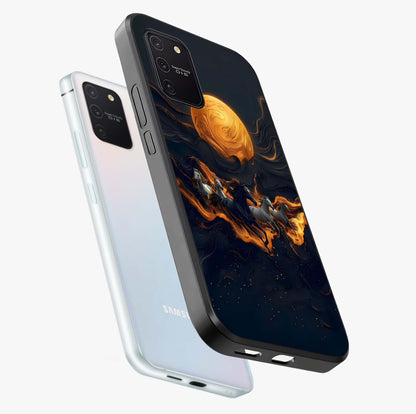 Golden Royal Heritage Glass Case displayed in angled mockup highlighting luxurious heritage design with golden aesthetic style.