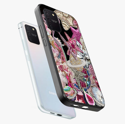 Starlit Jewel Dream Glass Case displayed in angled mockup highlighting glowing celestial jewel design with dreamy aesthetic.