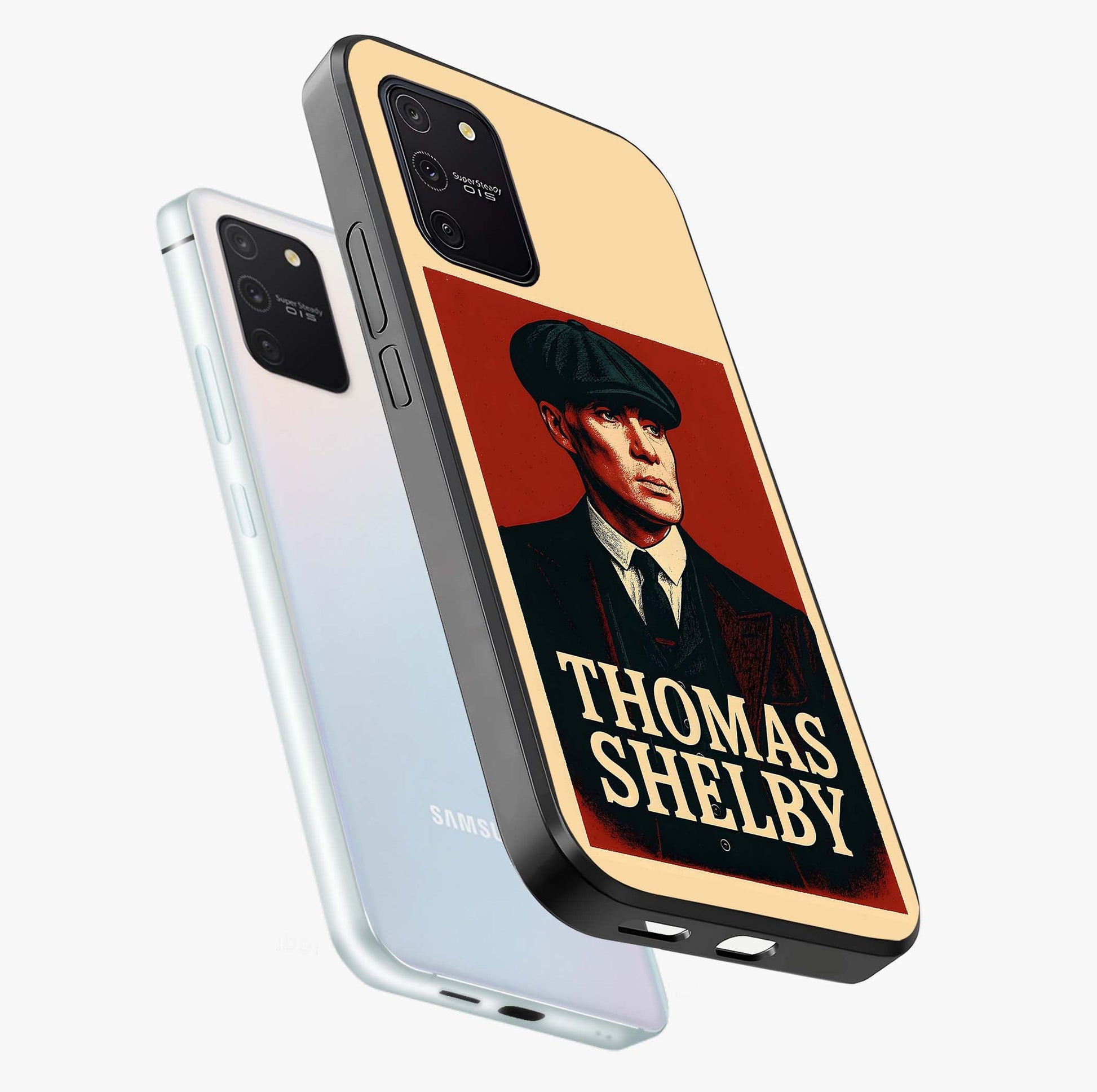Vintage Mafia Authority Glass Case displayed in angled mockup highlighting powerful retro design with classic gangster aesthetic.