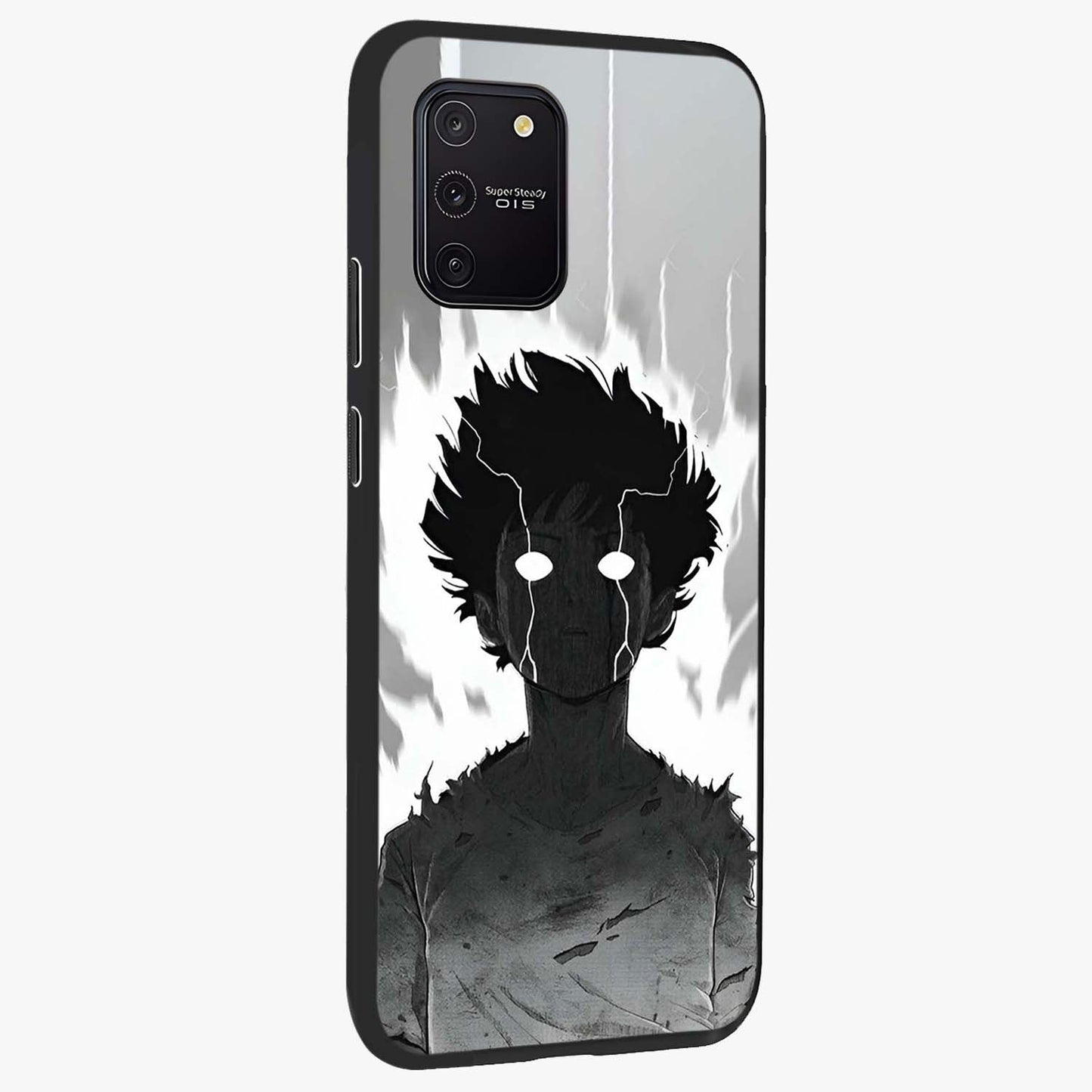 Awakened Inner Rage Glass Case upright view showcasing dramatic artwork with strong expressive aesthetic.