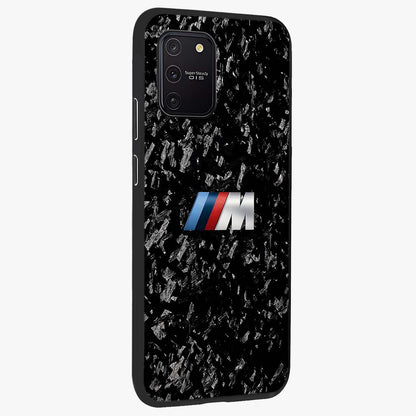 Carbon Speed Mark Glass Case upright view showcasing modern carbon speed graphic with bold automotive theme.
