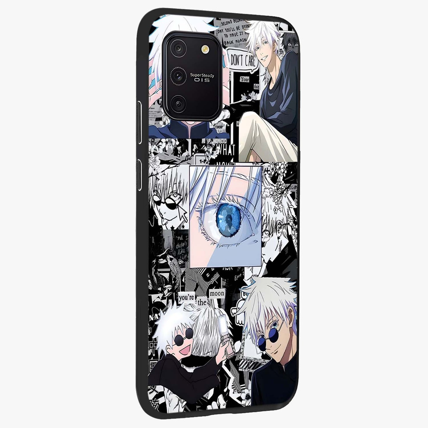 Infinity Sorcerer Chaos Glass Case upright view showcasing dramatic sorcerer artwork with chaotic mystical theme.
