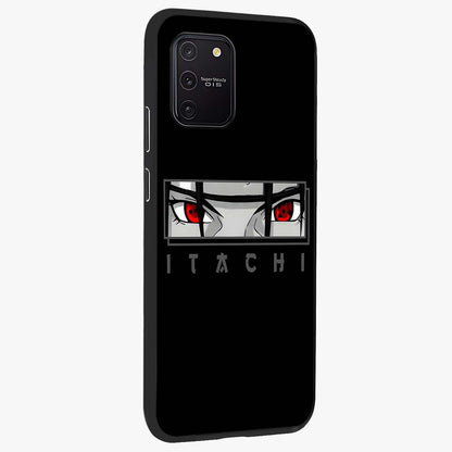 Scarlet Gaze Dominance Glass Case upright view showcasing powerful dramatic artwork with dominant artistic theme.