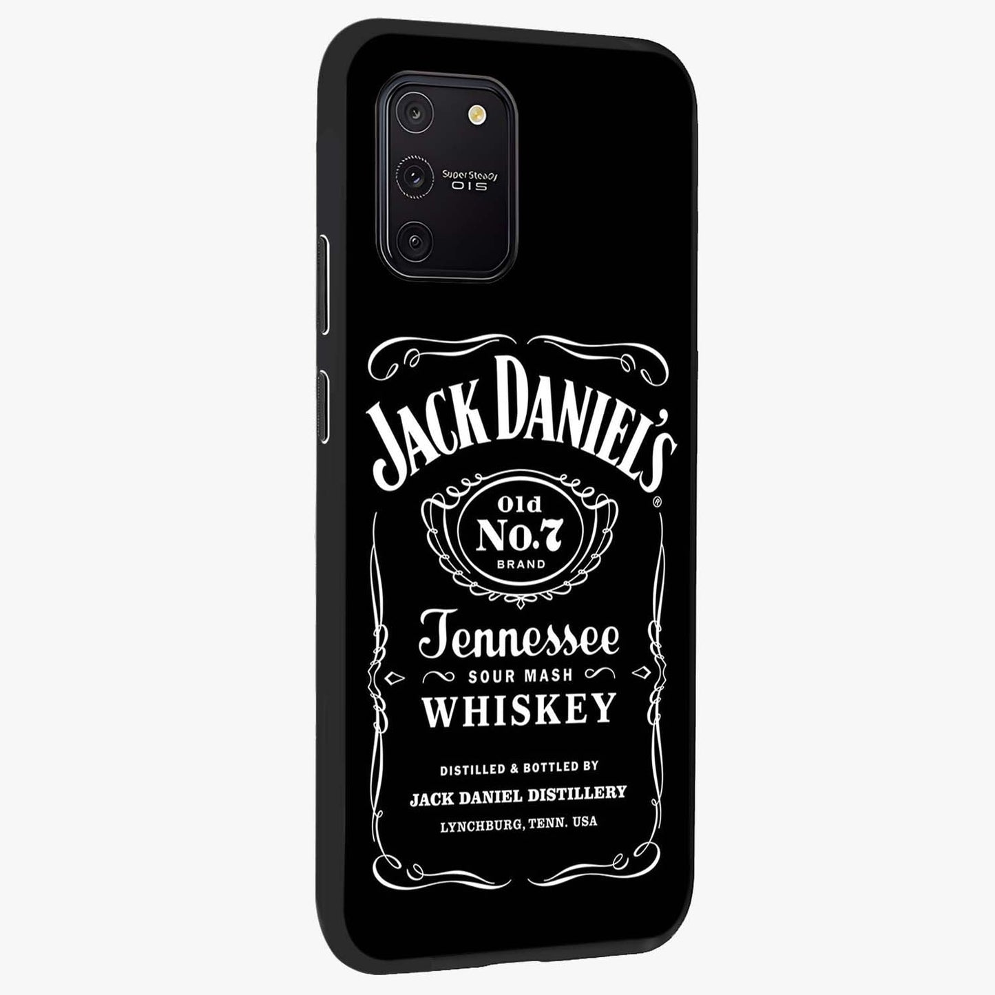 Vintage Whiskey Heritage Glass Case upright view showcasing stylish vintage whiskey artwork with timeless bar culture theme.