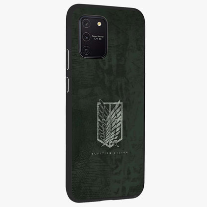 Wings Of Freedom Glass Case upright view showcasing powerful wings artwork with freedom themed design.