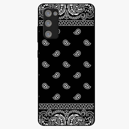 Retro Rebel Threads Glass Case showing flat back view with vintage street style artwork and glossy glass finish.