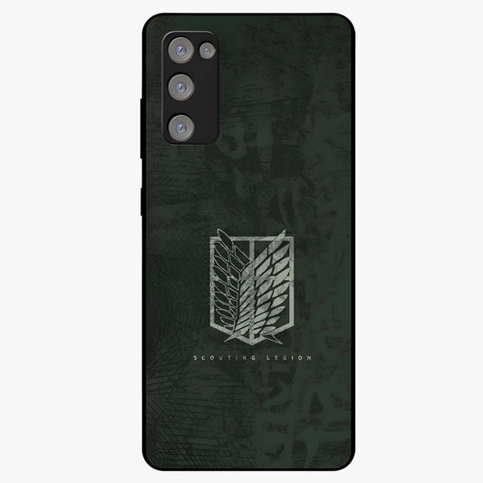 Wings Of Freedom Glass Case showing flat back view with symbolic wings artwork and glossy glass finish.