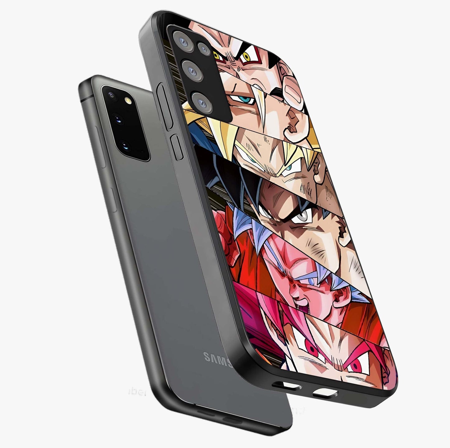 Anime Character Glass Case displayed in angled mockup highlighting colorful anime character illustration.