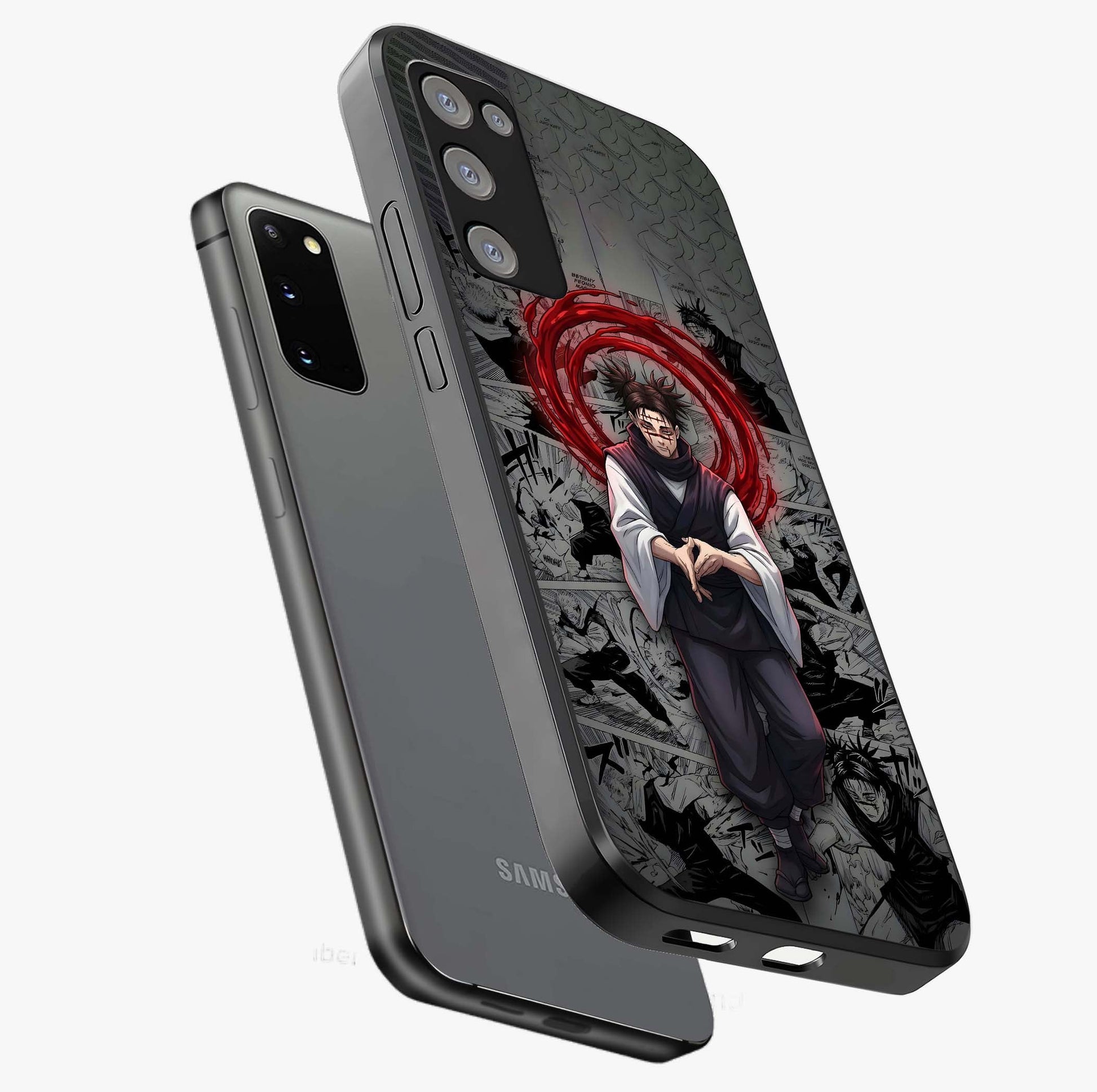 Cursed Ritual Ascension Glass Case displayed in angled mockup highlighting mystical ritual illustration with supernatural aesthetic.