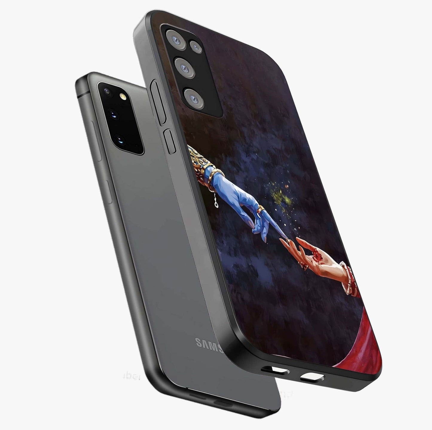 Divine Touch Eternal Glass Case displayed in angled mockup highlighting elegant divine inspired design with calm aesthetic style.