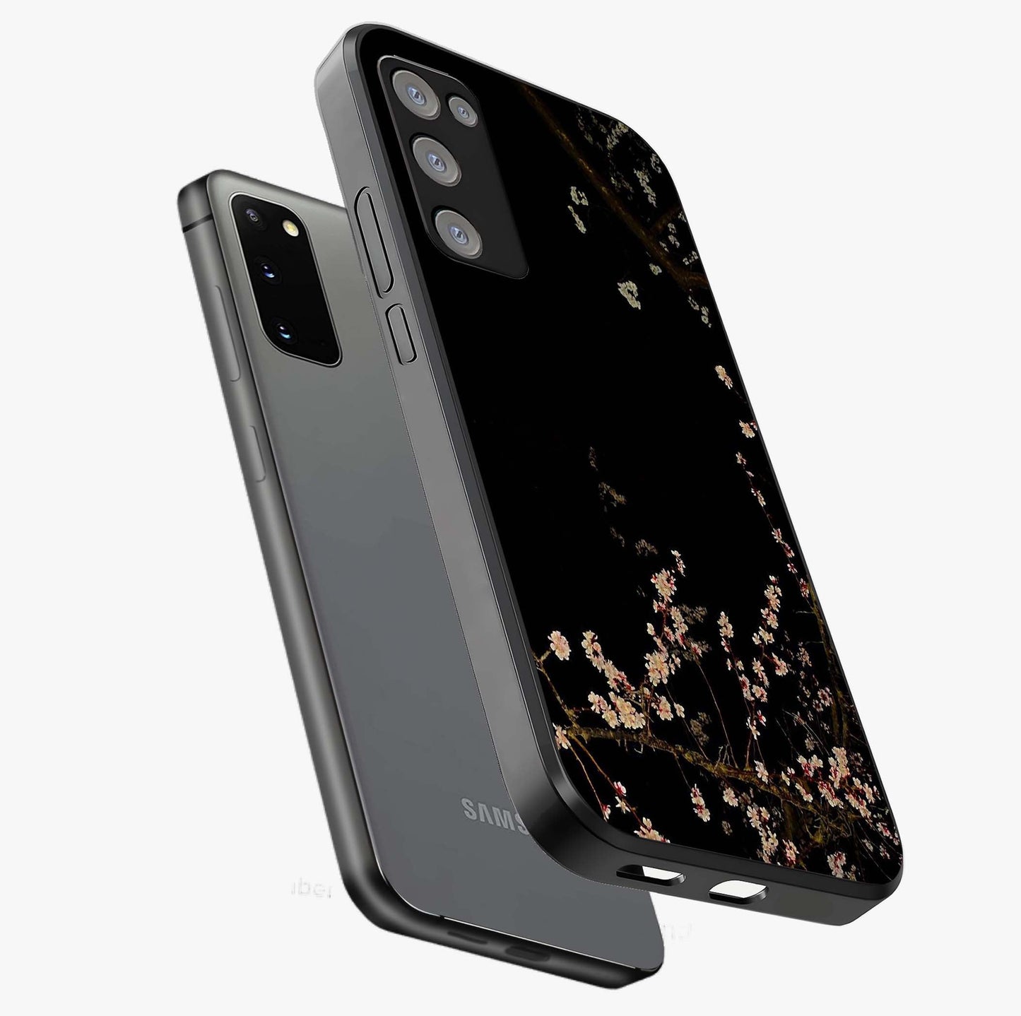 Petal Moon Light With Custom Name Glass Case displayed in angled mockup highlighting delicate petal design with custom name feature.