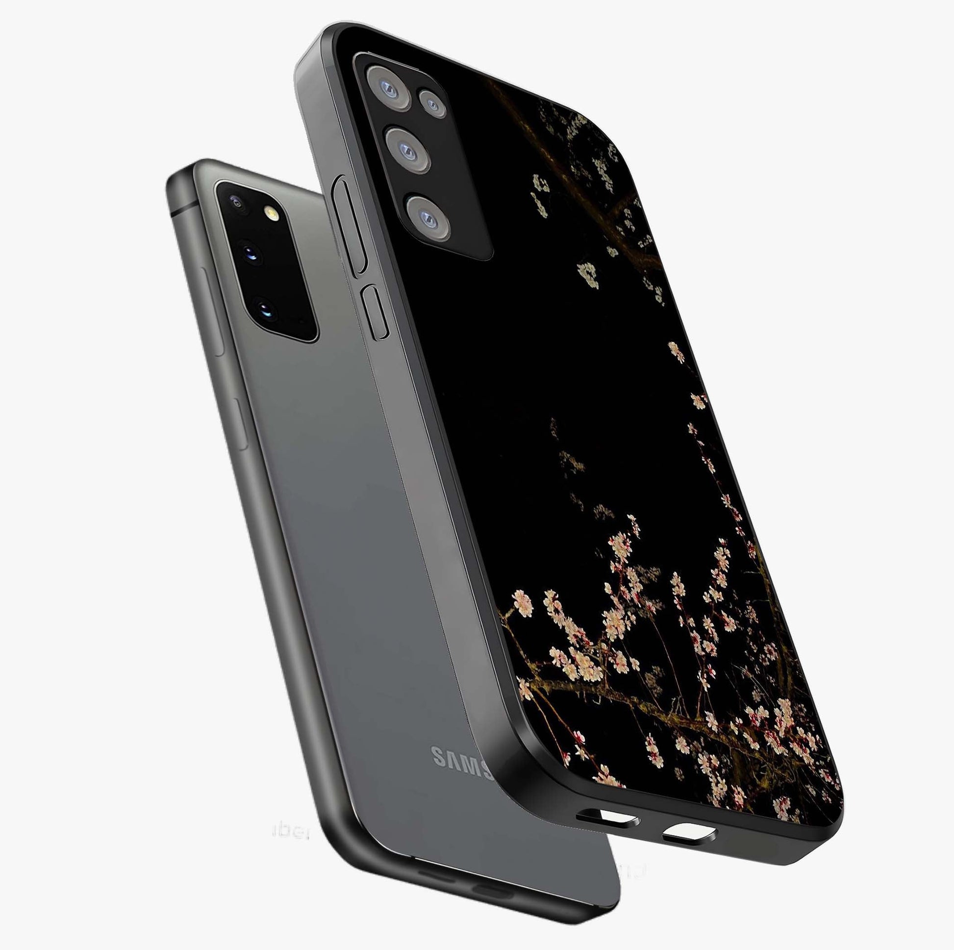 Petal Moon Light With Custom Name Glass Case displayed in angled mockup highlighting delicate petal design with custom name feature.