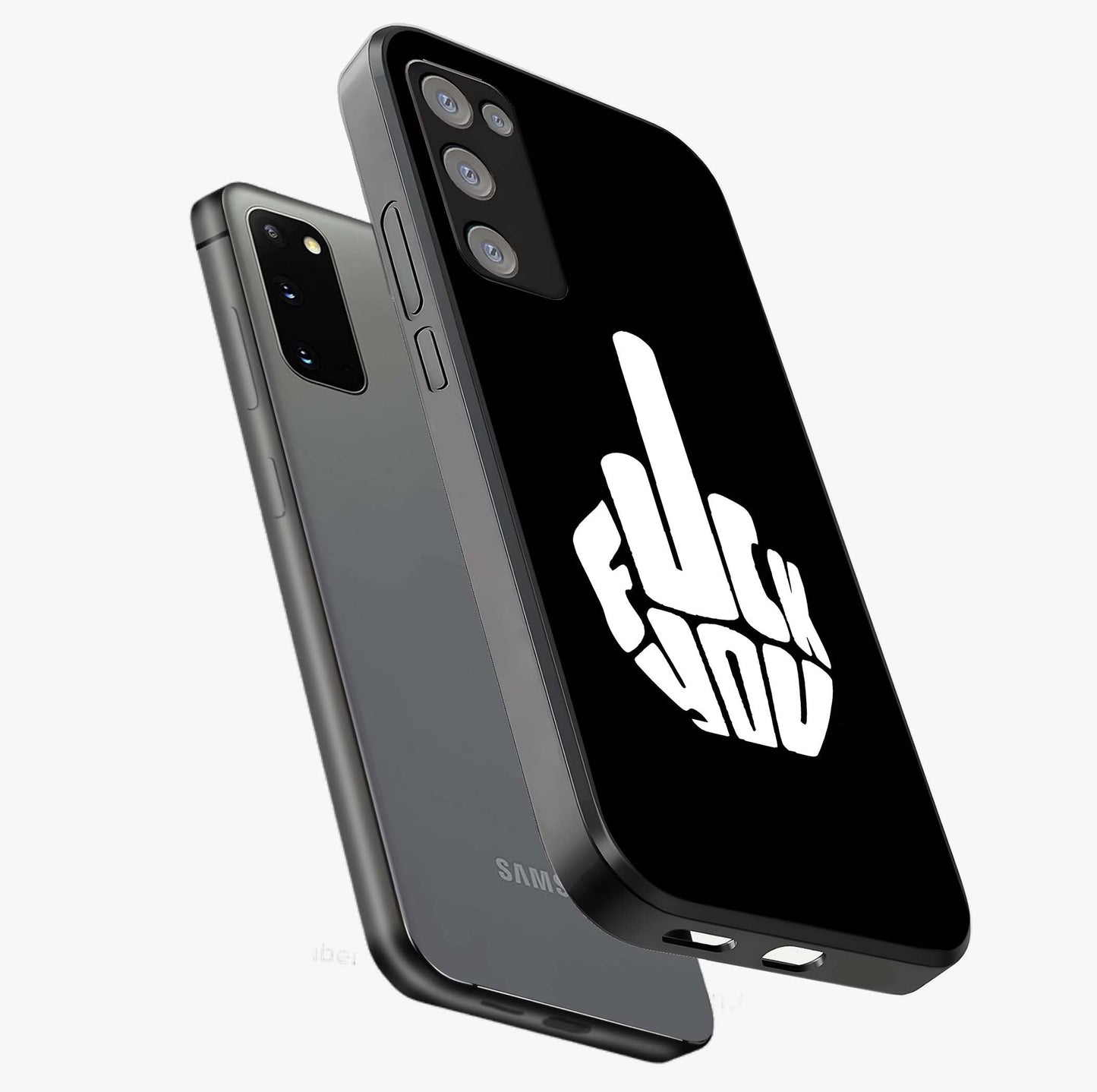 Rebel Mode On Glass Case displayed in angled mockup highlighting edgy text design with modern street aesthetic.