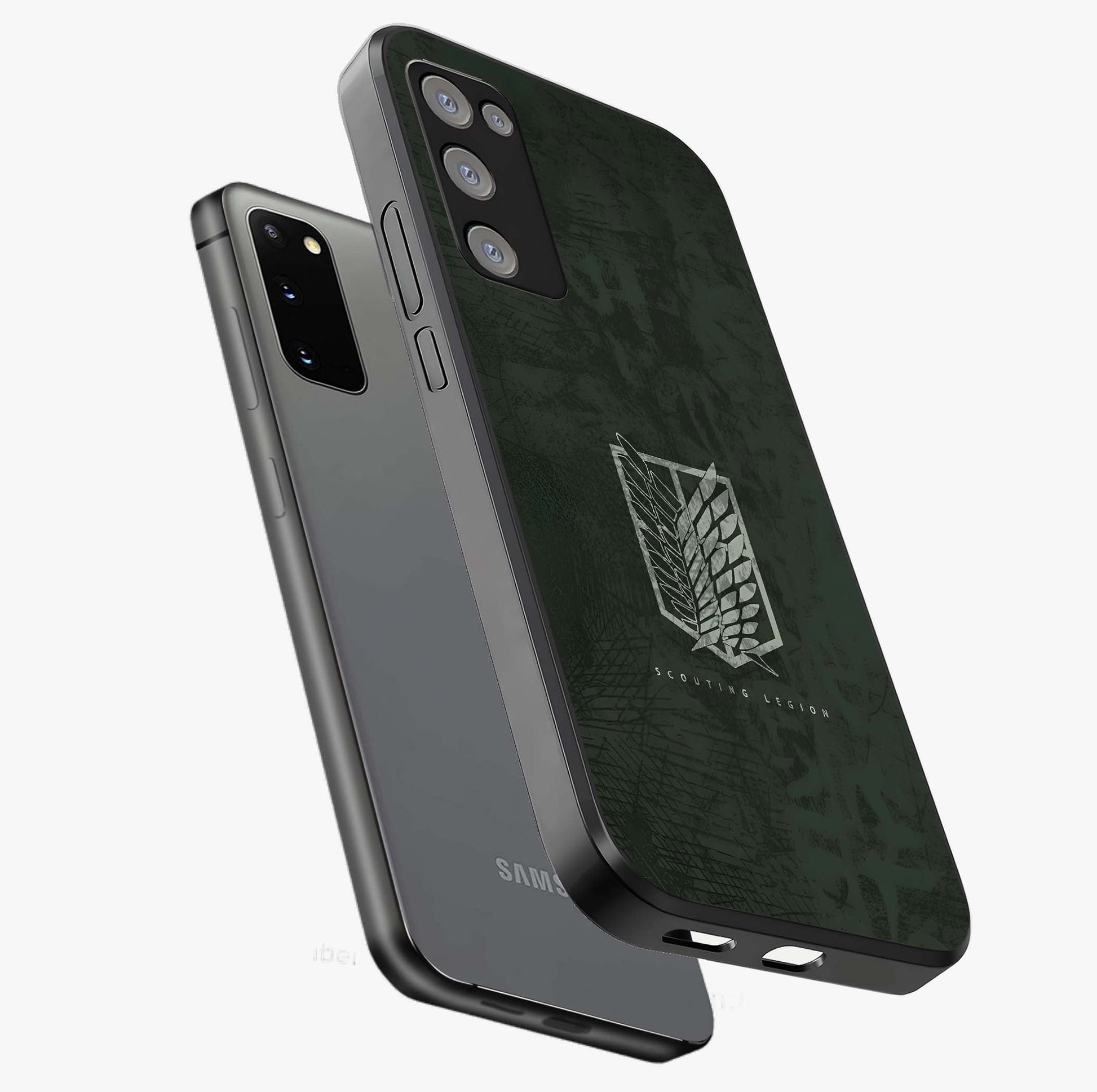 Wings Of Freedom Glass Case displayed in angled mockup highlighting graceful wing design with inspirational aesthetic.
