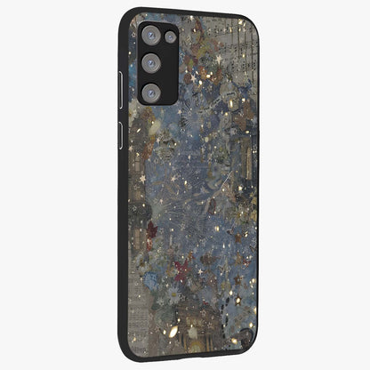 Aesthetic Astrolophia Glass Case upright view showcasing soft aesthetic theme with stylish modern look.