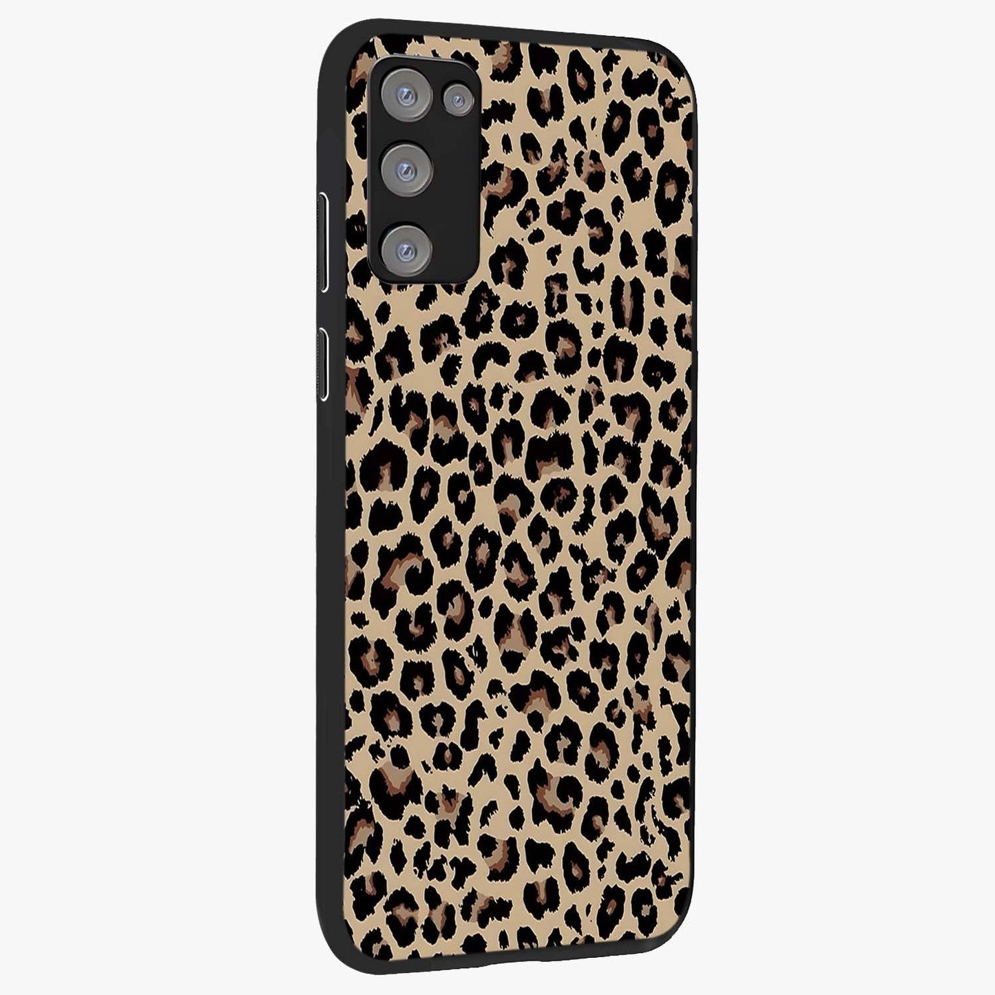 Savage Chic Pattern Glass Case upright view showcasing trendy decorative artwork with edgy fashion theme.