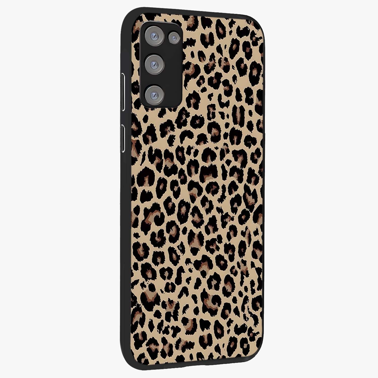 Savage Chic Pattern Glass Case upright view showcasing trendy decorative artwork with edgy fashion theme.