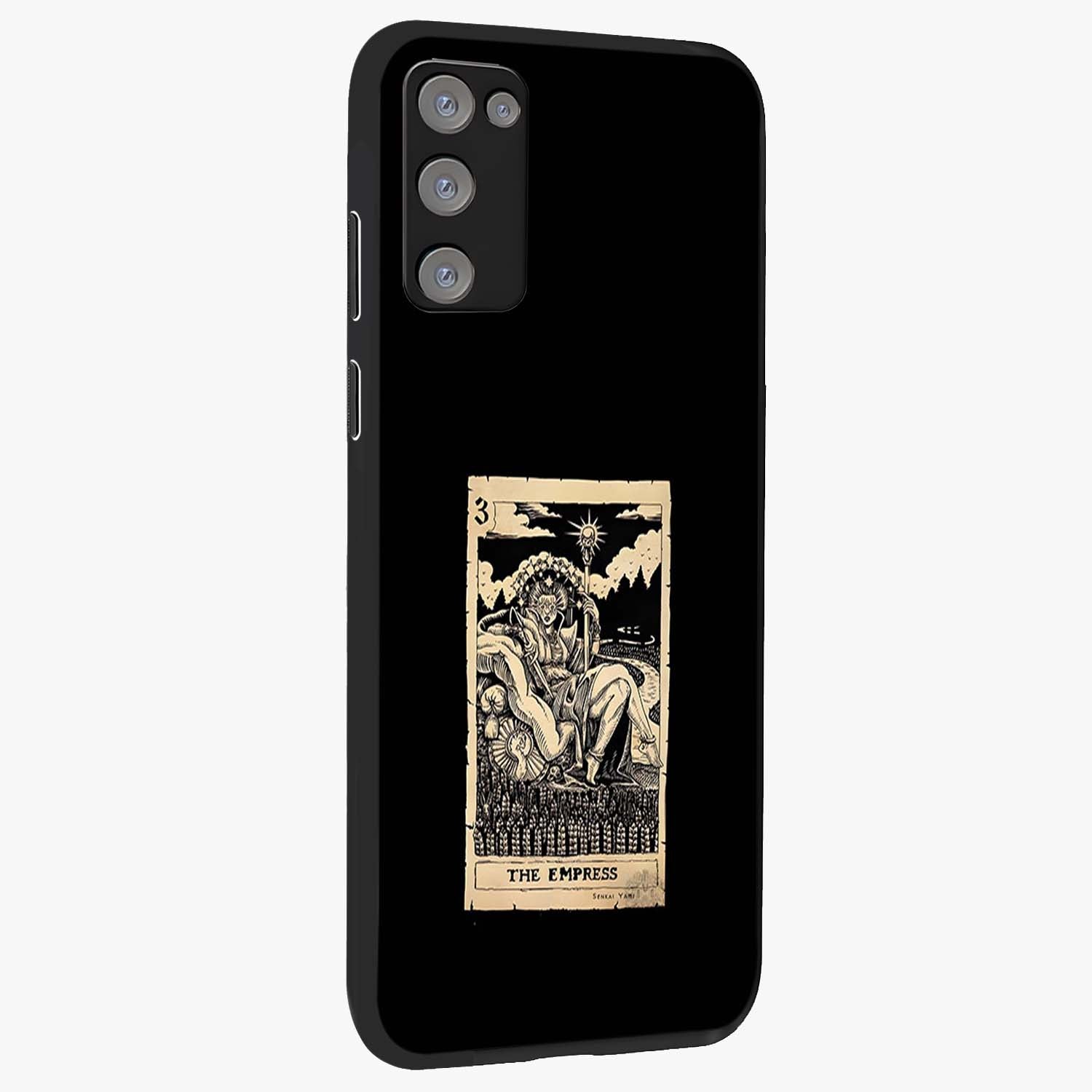 The Empress Glass Case upright view showcasing powerful empress themed artwork with luxurious artistic theme.