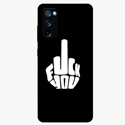 Rebel Mode On Glass Case showing flat back view with bold rebellious typography artwork and glossy glass finish.