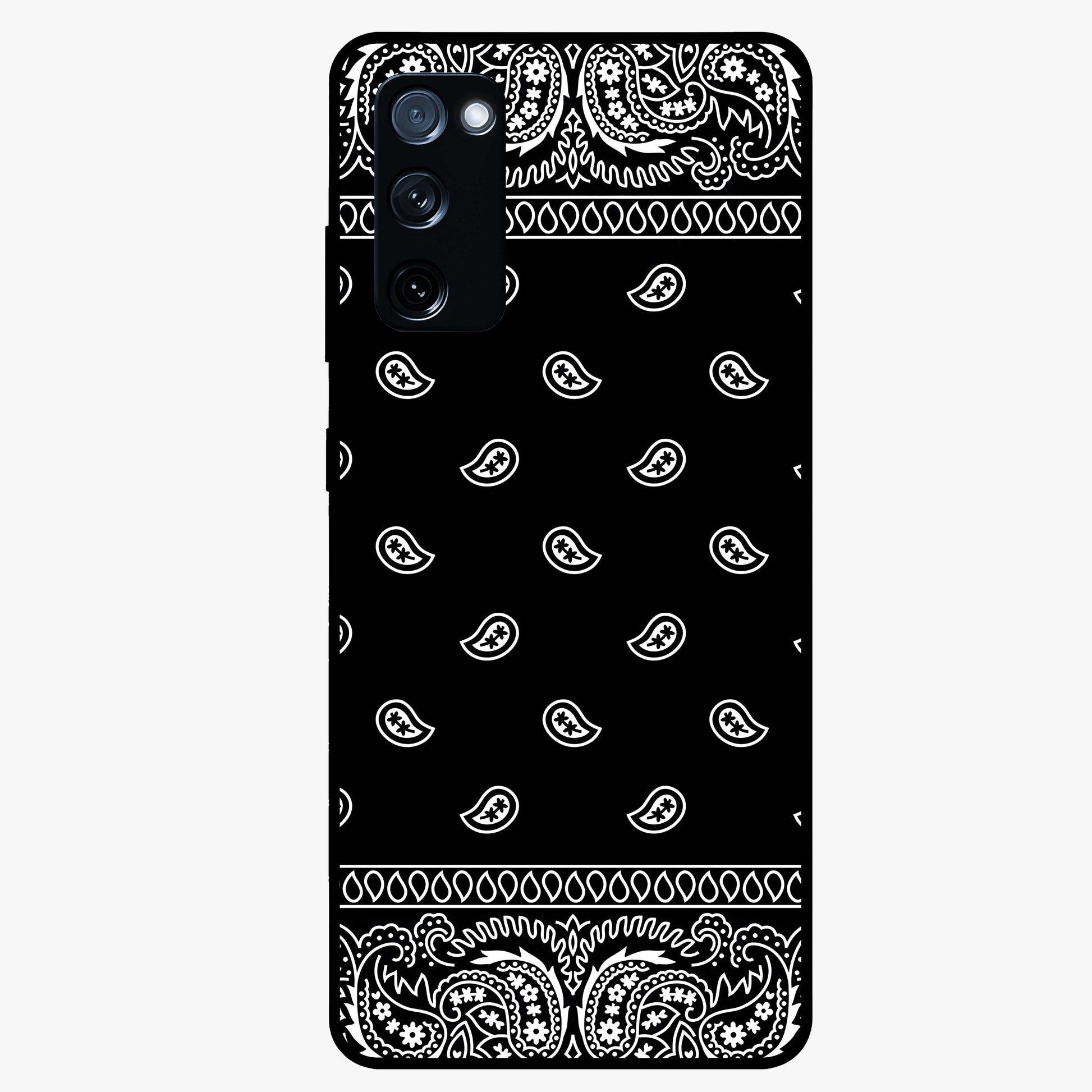 Retro Rebel Threads Glass Case showing flat back view with vintage street style artwork and glossy glass finish.
