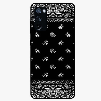 Retro Rebel Threads Glass Case showing flat back view with vintage street style artwork and glossy glass finish.