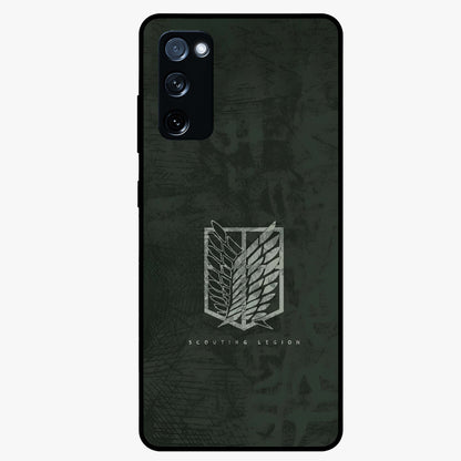 Wings Of Freedom Glass Case showing flat back view with symbolic wings artwork and glossy glass finish.