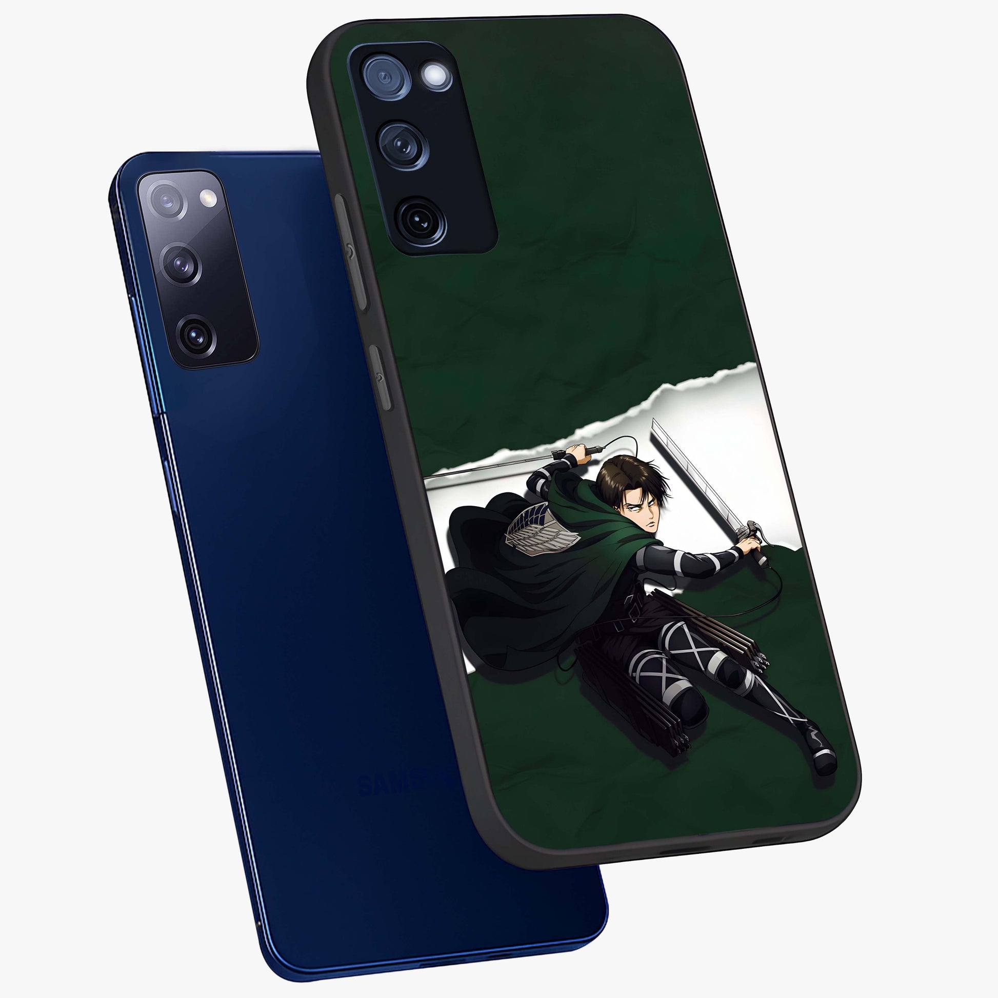 Emerald War Vanguard Glass Case displayed in angled mockup highlighting intense battle inspired design with emerald tone aesthetic.