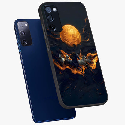 Golden Royal Heritage Glass Case displayed in angled mockup highlighting luxurious heritage design with golden aesthetic style.