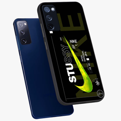 Neon Street Edition Glass Case displayed in angled mockup highlighting vibrant urban design with bold street aesthetic.