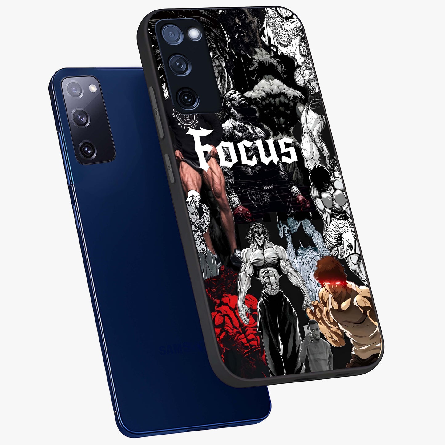 Relentless Power Focus Glass Case displayed in angled mockup highlighting bold statement design with modern aesthetic style.