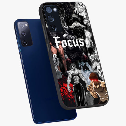 Relentless Power Focus Glass Case displayed in angled mockup highlighting bold statement design with modern aesthetic style.