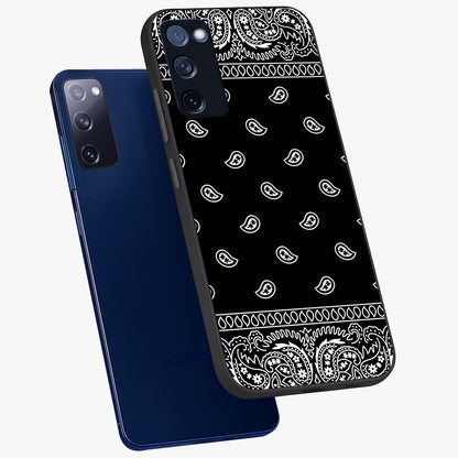 Retro Rebel Threads Glass Case displayed in angled mockup highlighting retro inspired graphic design with rebellious aesthetic.