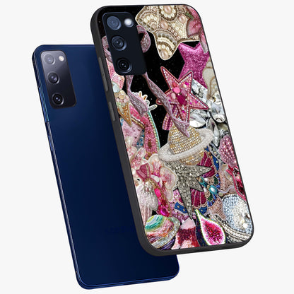 Starlit Jewel Dream Glass Case displayed in angled mockup highlighting glowing celestial jewel design with dreamy aesthetic.
