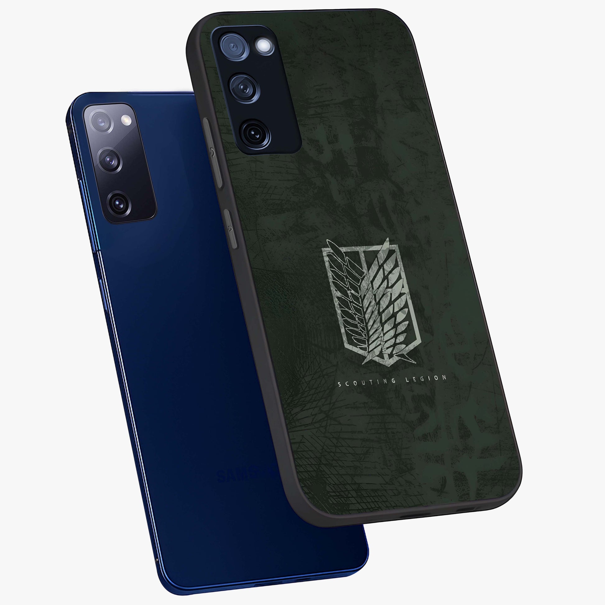 Wings Of Freedom Glass Case displayed in angled mockup highlighting graceful wing design with inspirational aesthetic.