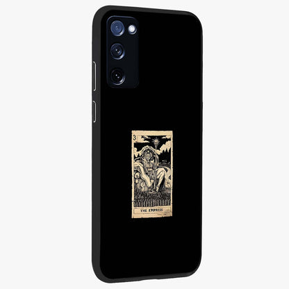 The Empress Glass Case upright view showcasing powerful empress themed artwork with luxurious artistic theme.