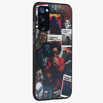 The Weeknd Glass Case upright view showcasing bold music themed artwork with contemporary artistic style.