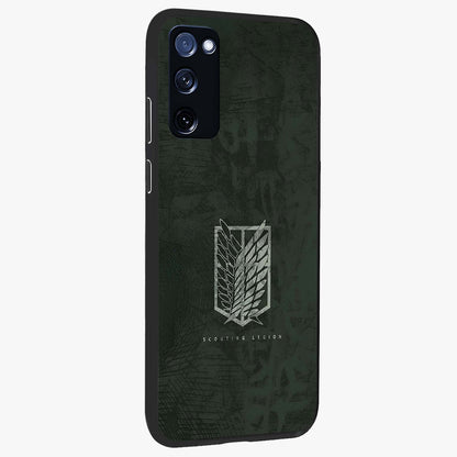 Wings Of Freedom Glass Case upright view showcasing powerful wings artwork with freedom themed design.