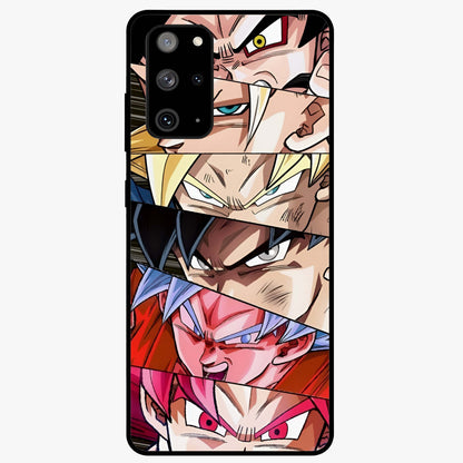 Anime Character Glass Case showing flat back view with vibrant anime artwork and glossy glass finish.