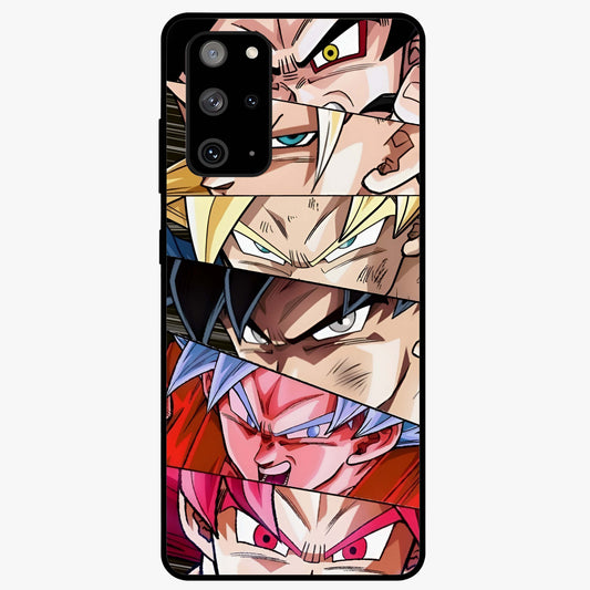 Anime Character Glass Case showing flat back view with vibrant anime artwork and glossy glass finish.