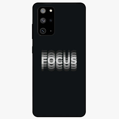 Focused Blade Discipline Glass Case showing flat back view with warrior sword themed artwork and glossy glass finish.