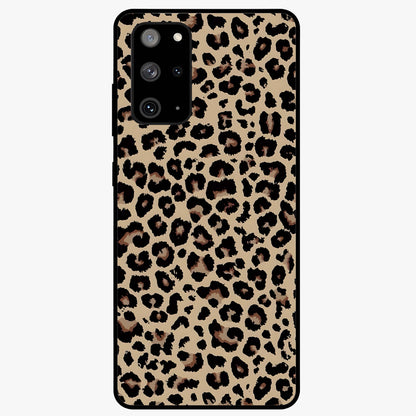 Savage Chic Pattern Glass Case showing flat back view with stylish patterned artwork and glossy glass finish.